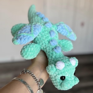 Handmade Crochet Dragon Plush | Amigurumi Dragon Toy | Fantasy Stuffed Animal Gift | Cute Dragon Decor | Soft Mythical Creature
