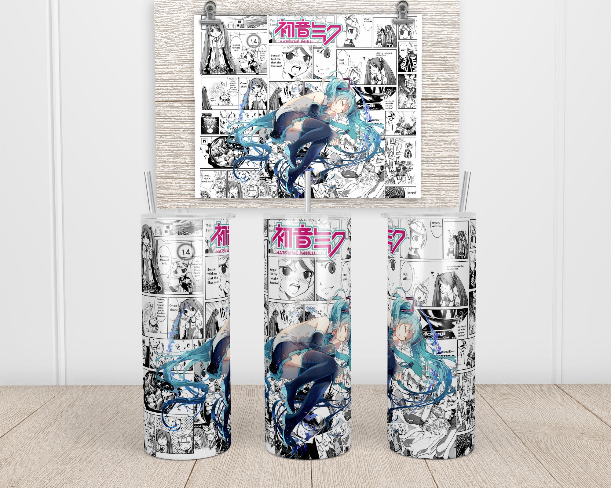 10 Sublimation Stencils Anime Designs English Manga Skinny Etsy