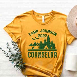 Custom Camp Counselor Shirt,Personalized Camp Counselor Shirt,Camping shirts for Family Friends,Summer Camp Shirts Camping Trip,Matching