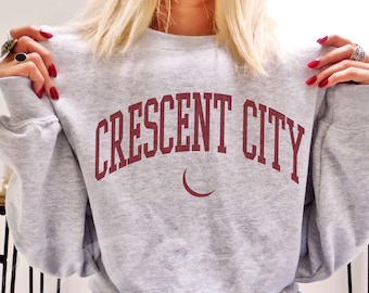Crescent City Sweatshirt,Crescent City Sweater,Light It Up Sweatshirt,Book Lover,Earth and Blood,Bookish Sweatshirt,Velaris Shirt