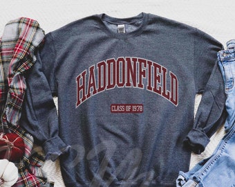Vintage Halloween Sweatshirt,Haddonfield Illinois Shirt,Haddonfield High Class of 1978,Halloween Shirt,Spooky Season,Scary Movie Lover