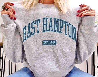 The Hamptons New York Sweatshirt,East Hampton NY Unisex Shirt,Hamptons NY Shirt,Hamptons Long Island,Hamptons Gift,Hamptons Souvenir