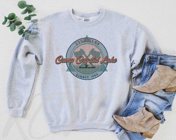 Camp Crystal Lake Counselor Sweatshirt,Jason Halloween Shirt,Jason Tshirt,Horror Movie Shirt,Scary Movie Shirt,The 13th Shirt,Horror Movie