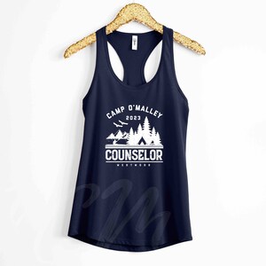 Custom Camp Counselor Shirt,Personalized Camp Counselor Tank,Camping shirts for Family Friends,Summer Camp Shirts Camping Trip,Matching