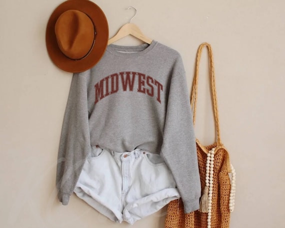 Midwest Sweatshirt,Homebody Shirt,Midwest is Best shirt,Midwest Lover,Custom City Sweatshirt,Vintage Retro Sweatshirt,Oversized Sweatshirt