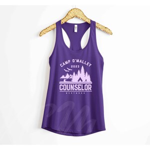 Custom Camp Counselor Shirt,Personalized Camp Counselor Tank,Camping shirts for Family Friends,Summer Camp Shirts Camping Trip,Matching