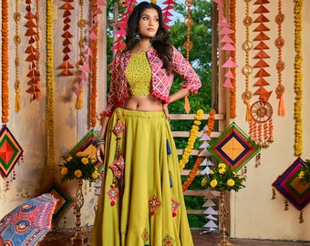Designer Navratri Chaniya Choli Bollywood Chaniya Choli Garba