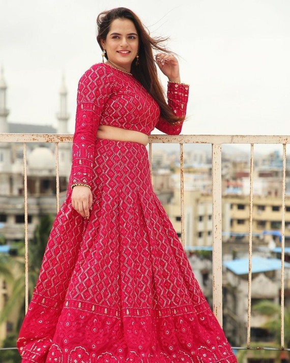 Georgette Embroidered Lehenga Choli for Woman Designer Lahanga Marriage Ghagra Choli Bridal Lahnga Choli Party Wear Lengha Etsy Canada
