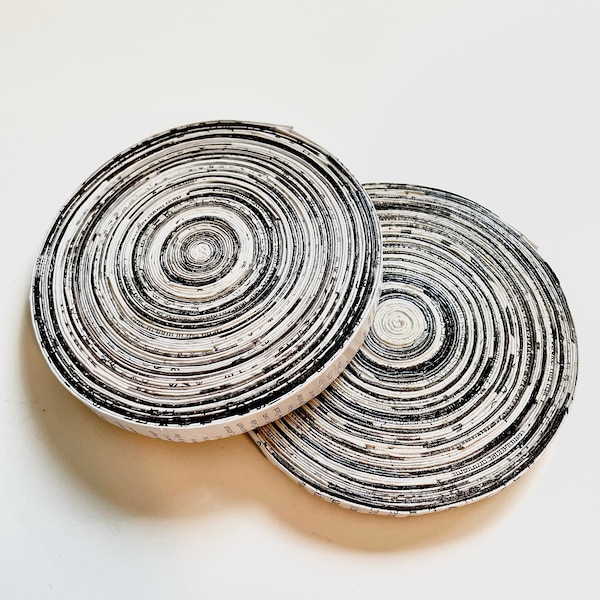 Recycled Magazine Coaster Set of 2