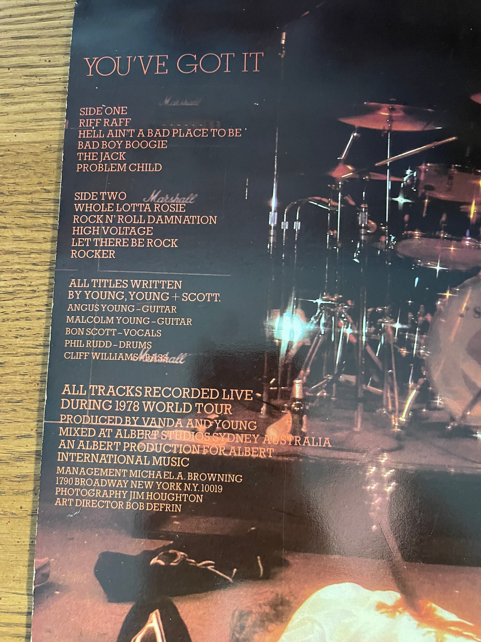 AC/DC if you want blood live album 1978 Etsy
