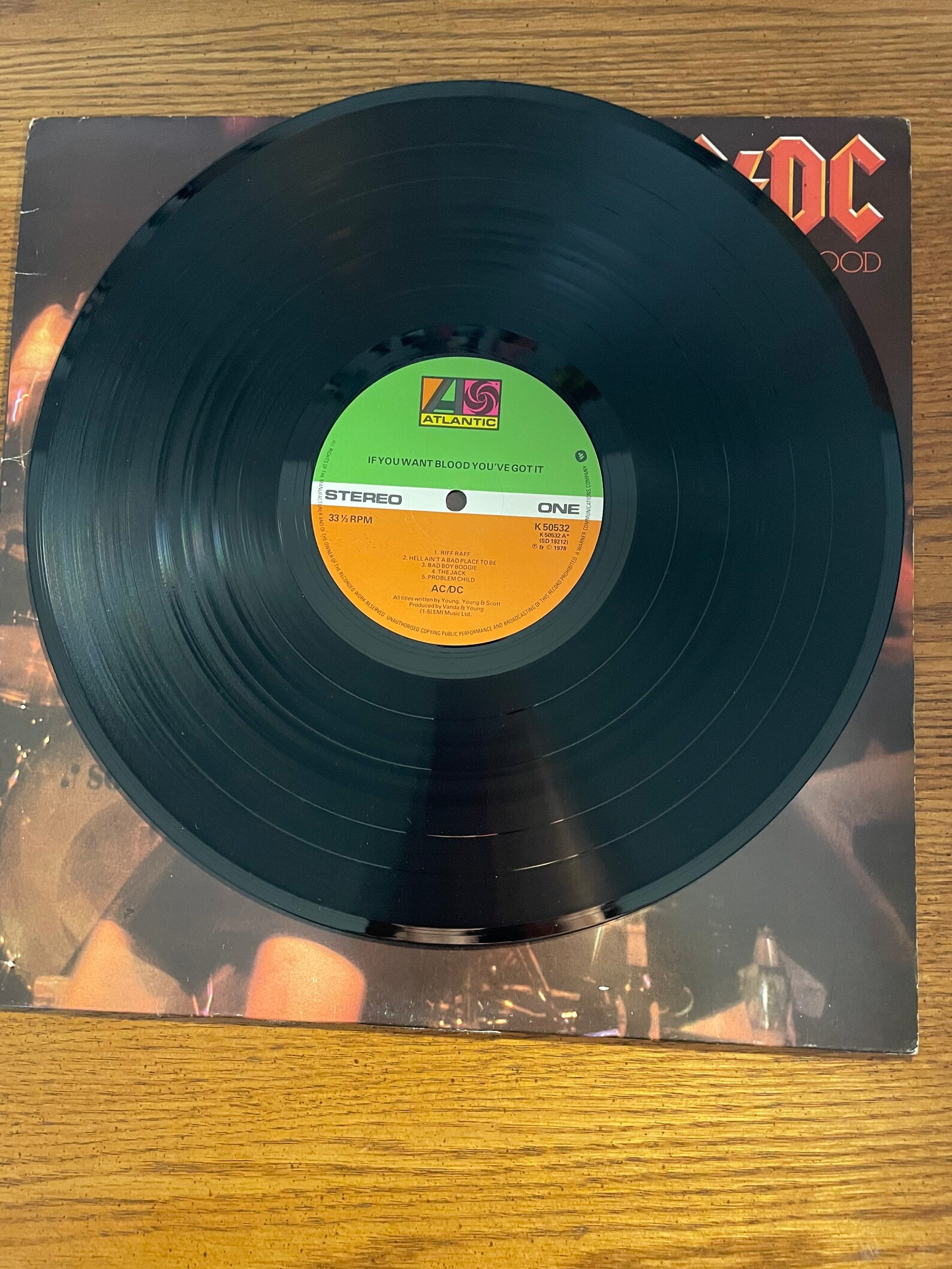 AC/DC if you want blood live album 1978 Etsy