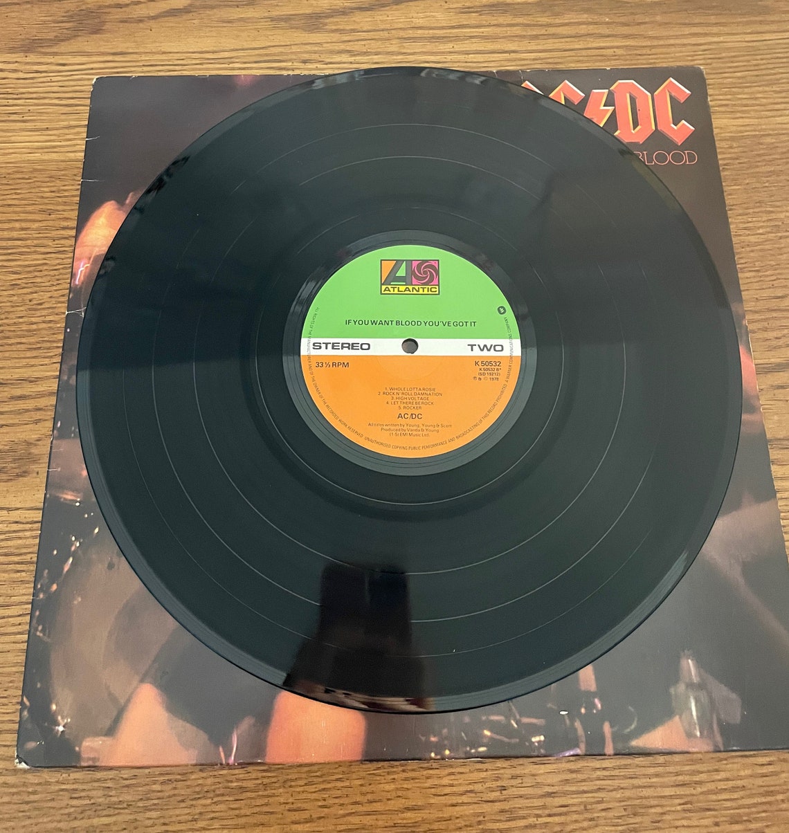 AC/DC if you want blood live album 1978 Etsy