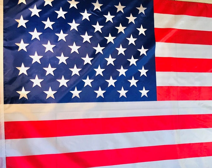Deli2020 USA 3x5 American Flag! Red White and Blue Polyester U.S. Flags. July 4th