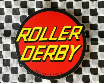 Roller Derby Aufkleber
