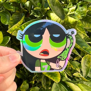 Buttercup Holographic Sticker