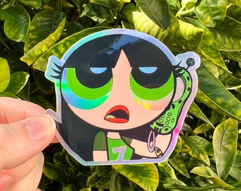 Buttercup Holographic Sticker