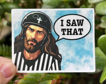 Jesus Roller Derby Ringschiedsrichter Sticker