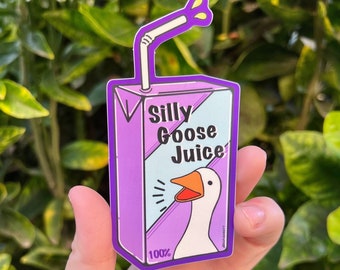 Silly Goose Juice Matte Sticker