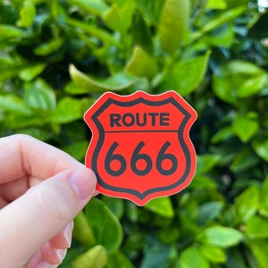 Route 666 Sticker