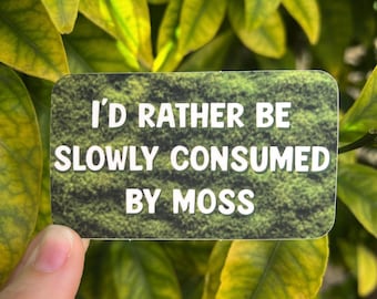 Consumed By Moss Aufkleber