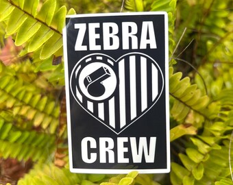 Zebra Crew Schiri Sticker