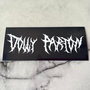 Dolly Death Metal Sticker