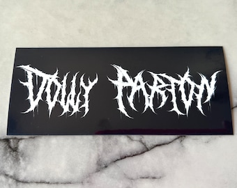 Dolly Death Metal Aufkleber