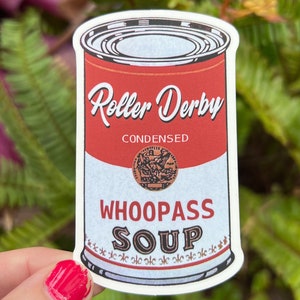 Condensed Roller Derby Soup Sticker