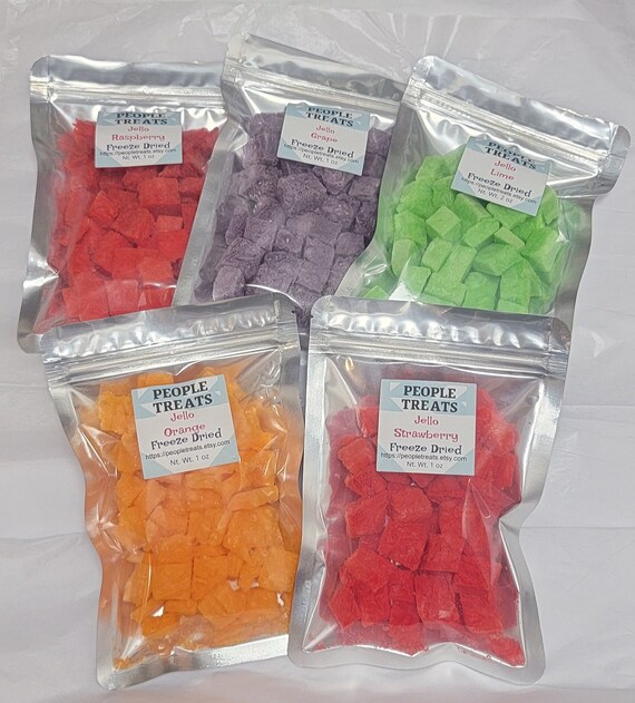 Freeze Dried Jello Etsy