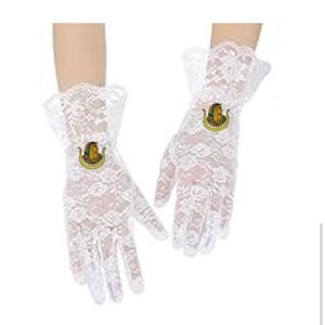 DOI Daughter of Isis White Lace Gloves