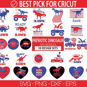 4th of July Dinosaur svg, Patriotic Dinosaur svg, Red White and Rawr svg, Dino American Flag svg, Kids 4th of July SVG, American Dinosaur