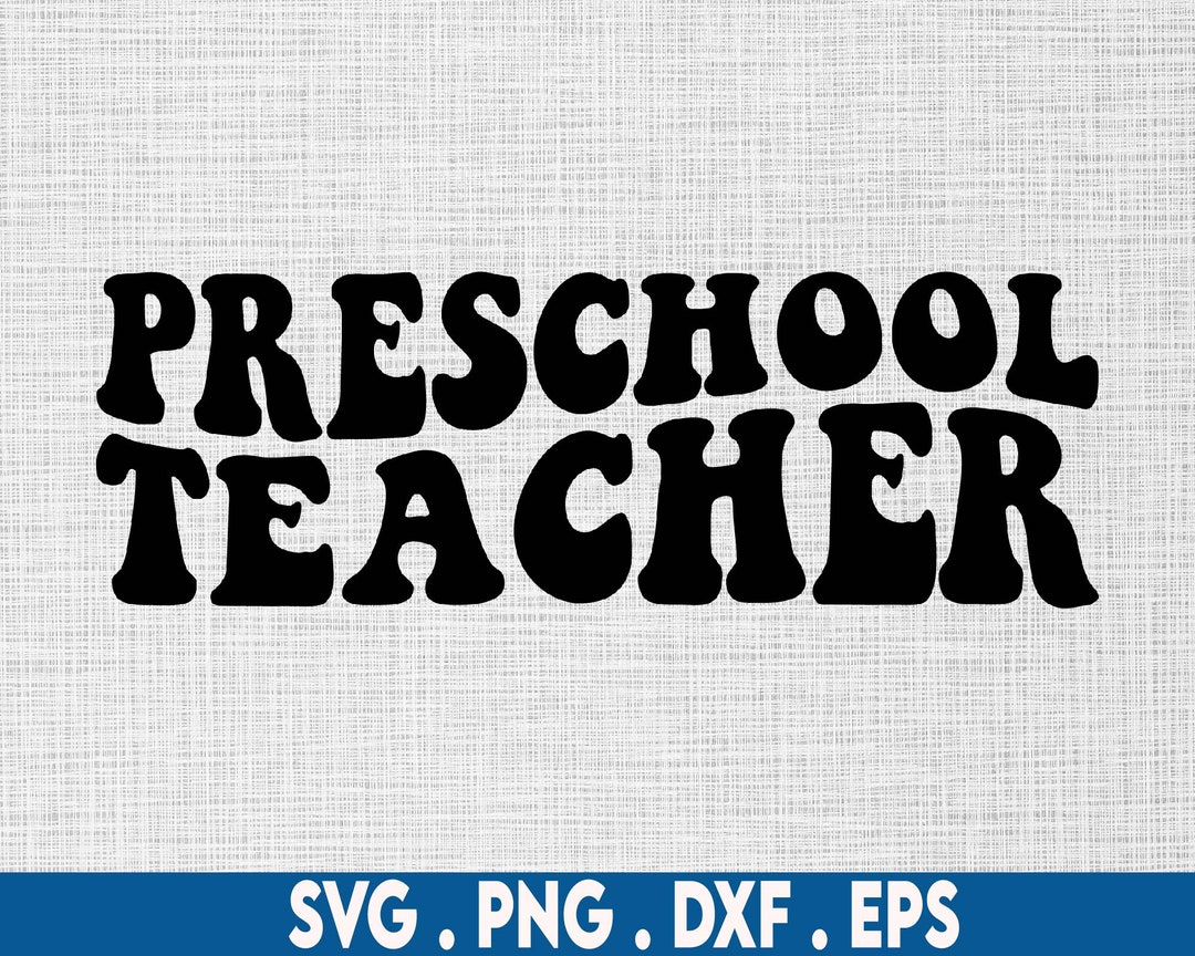 Preschool Teacher Svg, Pre K Teacher Svg, Teacher Appreciation Svg ...