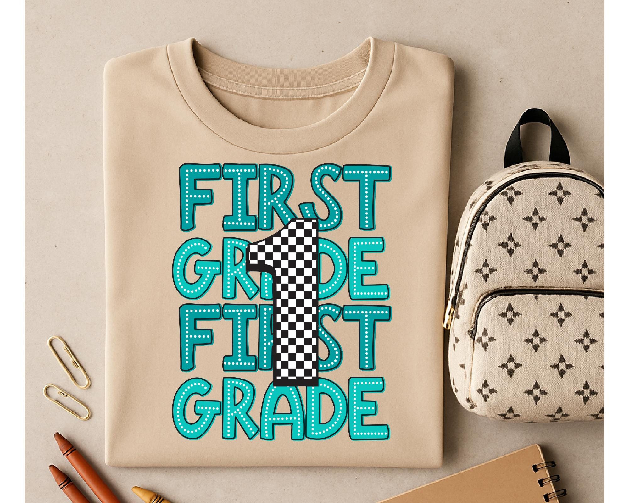 Checkered Back to School Boys PNG Bundle, Kindergarten Kid Design ...
