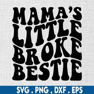 Mama's beetje brak bestie svg, baby meisje svg, baby quotes svg, pasgeboren svg, peuter svg, meisje shirt svg, sassy svg, brak bestie svg