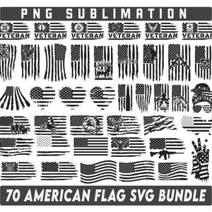 American Flag SVG Bundle, USA Flag Svg, 4th July Svg, Usa Flag Silhouette, US Flag Military svg, Veteran Distressed Svg, Distressed Flag svg
