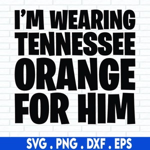 Tennessee Orange Svg, ik draag Tennessee Orange, Country Song, Tennessee Png, Sublimation Design, Digitale Download
