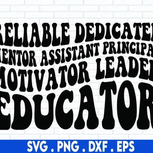 Assistant principal SVG, SVG du personnel de l’école, retour à l’école SVG, professeur Svg, Png, Dxf, fichiers Svg pour Cricut, Sublimation Designs téléchargements
