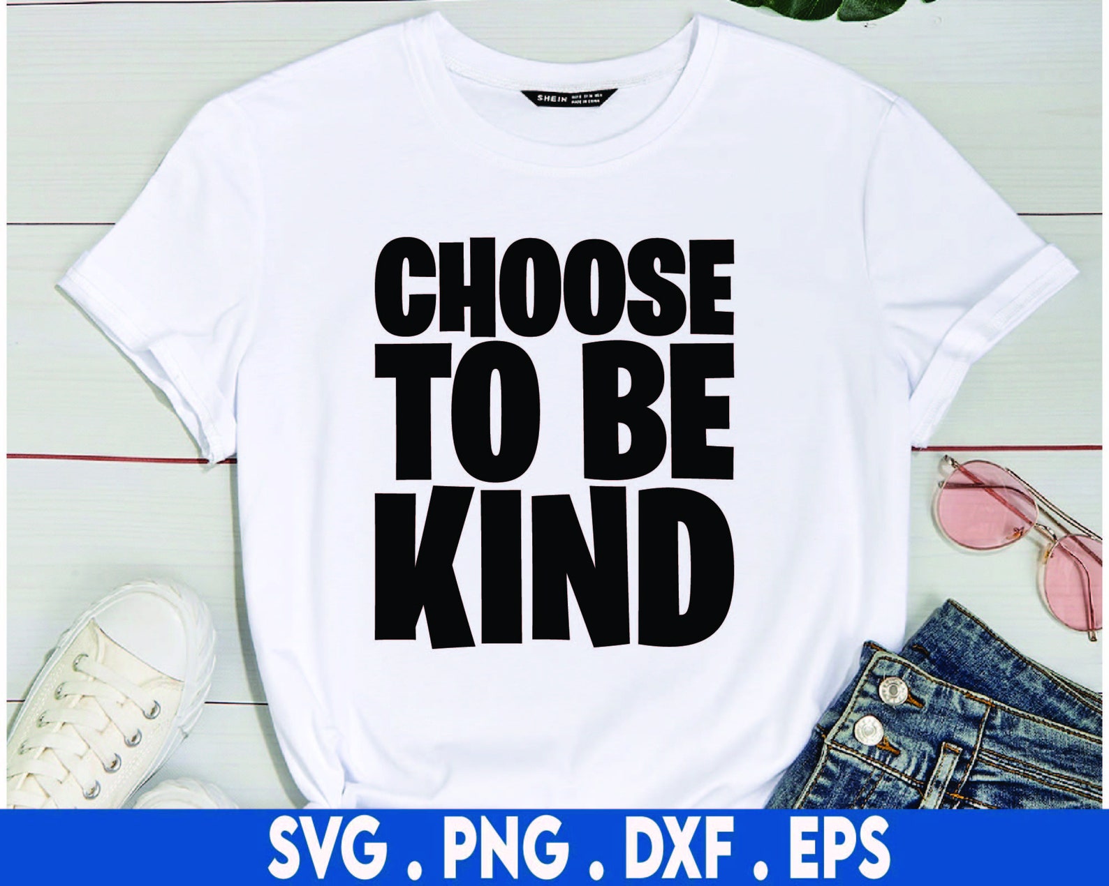Choose to Be Kind SVG Cut File, Positive Kindness Quotes Svg Cut File ...