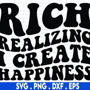 svg rico, svg de felicidade, svg de manifesto, svg de manifestação, svg de mantra, svg de afirmação, svg de visualização, svg de luxo, svg rico, milionário
