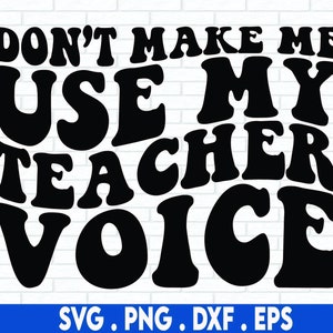 Lehrer Stimme SVG, Lehrer SVG, Schule SVG, lehren SVG, Back to School svg, Lehrer Geschenk svg, Lehrer Shirt svg, geschnitten Dateien für Cricut
