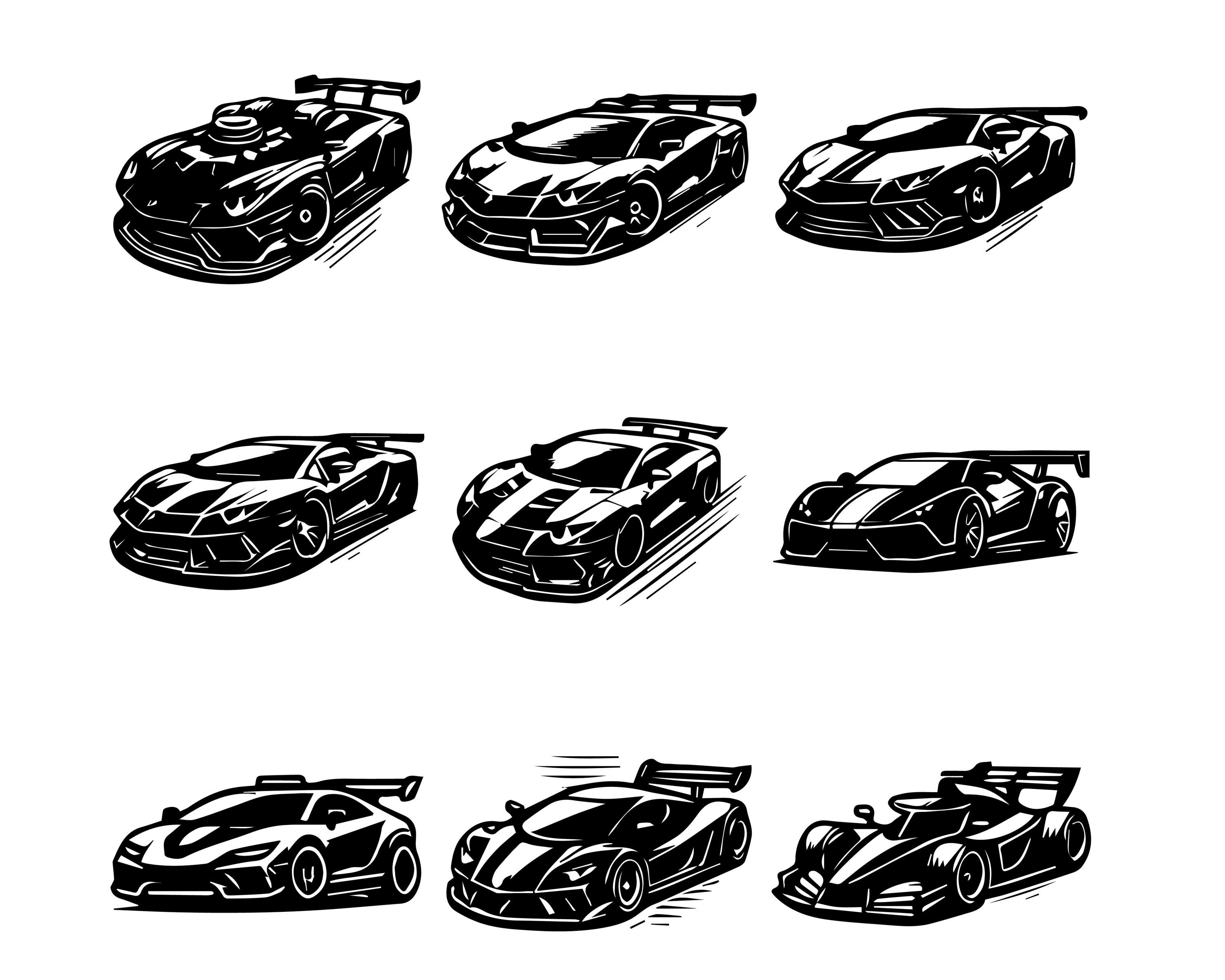 Super Car SVG Bundle, Super Car Dxf, Super Car Png, Super Car Vector ...