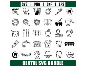Dental SVG Bundle, Dentist Svg, Tooth Svg, Dental Clipart, Dental Assistant Svg, Dental Png, Healthcare Designs Svg, Dental Svg, Dentist Svg