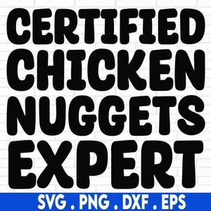 Chicken Nuggets Svg, Regalo di pollo, Regalo commedia, Cibo divertente Svg, Regalo pepita, Bambino ragazzo Png