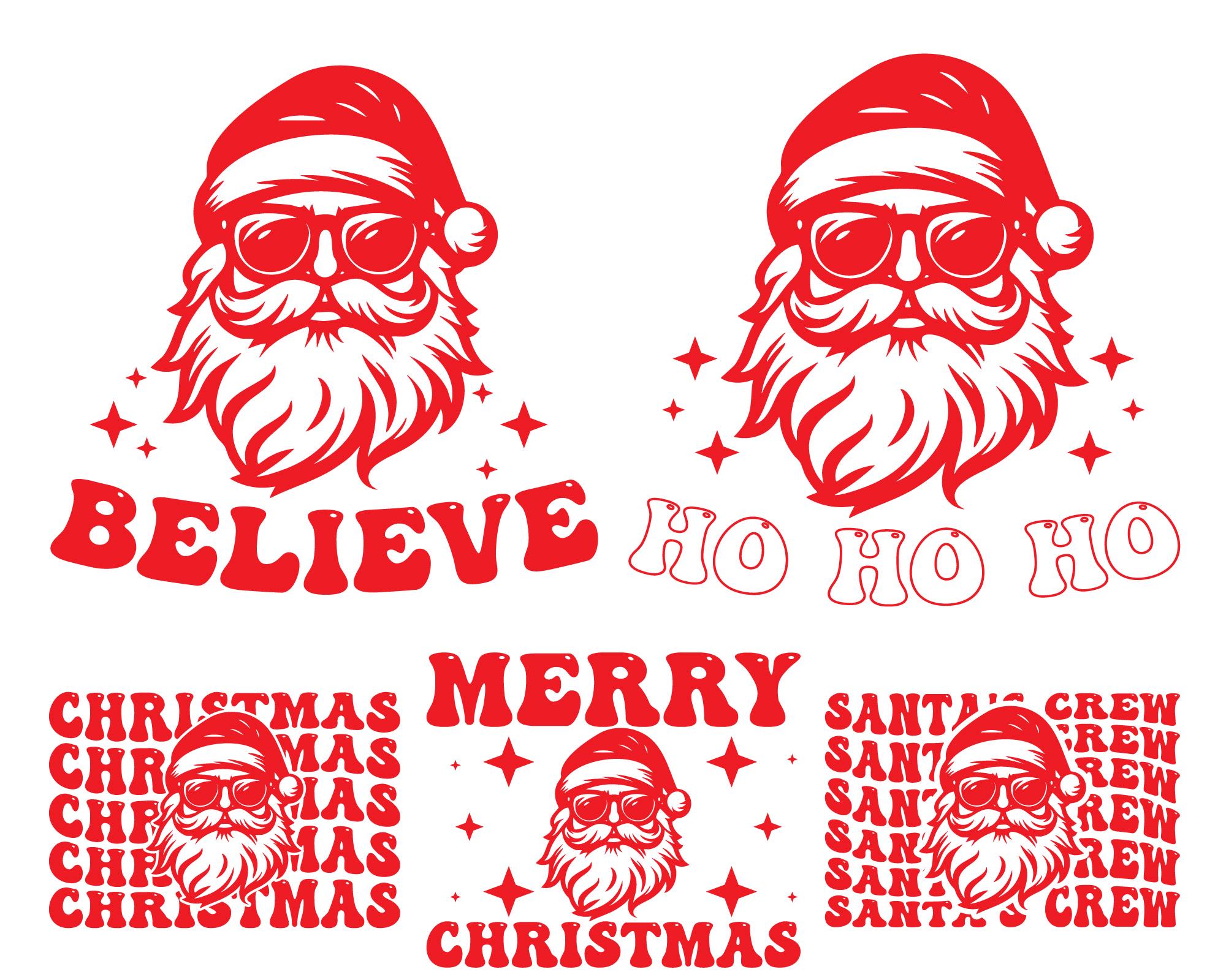 Santa Names Svg Santa SVG Bundle, Christmas SVG Files for Cricut, Santa Christmas ...