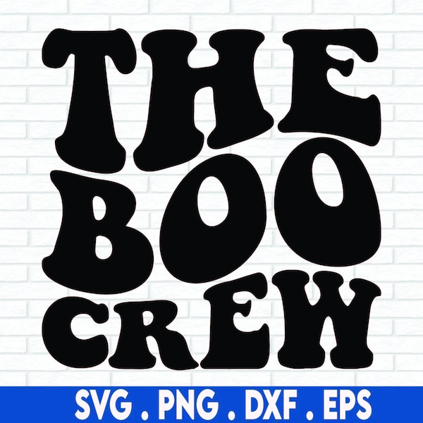 The Boo Crew SVG, Halloween SVG, Halloween Shirt svg, Ghost svg, Ghost Shirt svg, Family Shirt SVG, Cricut Cut Files, Silhouette