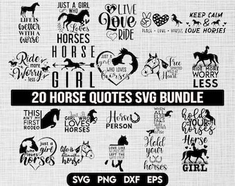 Horse SVG Bundle, Horse Svg, Horse Quotes Svg, Horses Svg, Horse Head Svg, Running Horses Svg, Horse Lover Svg, Png,Cricut, Silhouette