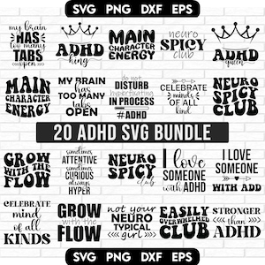 ADHD SVG bundel, Adhd bewust SVG, Adhd bewustzijn, ADHD SVG-bestand, ADHD cut-bestand, ik hou van iemand met ADHD, ADHD bewustzijn shirt SVG