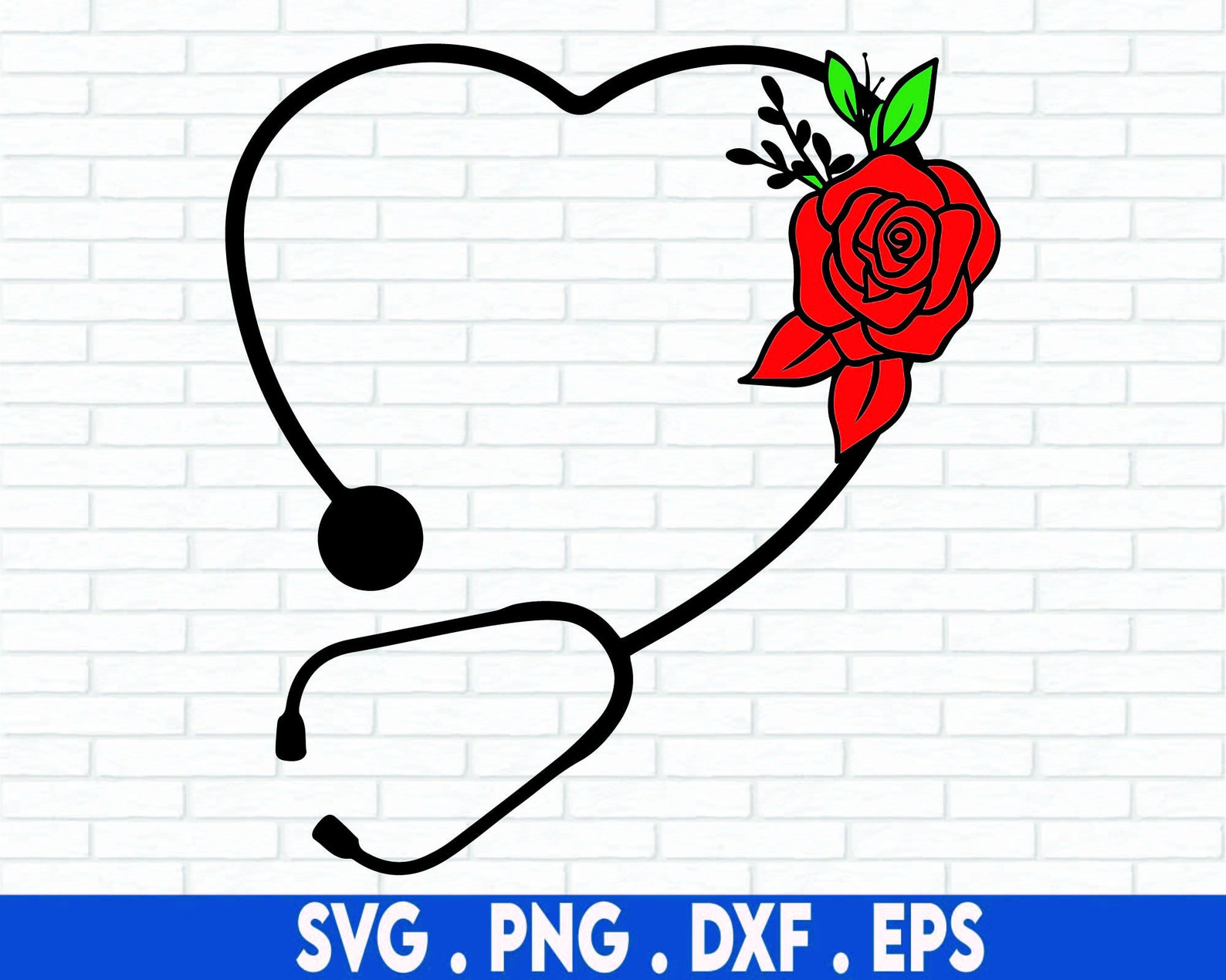 Nurse SVG, Valentines Day SVG, Heart Stethoscope SVG, Nursing Svg ...