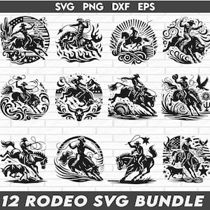Rodeo SVG Bundle, Rodeo dxf, Rodeo png, Rodeo vector, Rodeo clipart, Western svg, Rodeo Decal, Rodeo Vector Svg, Rodeo Cut File
