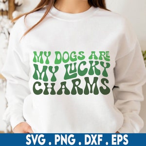 Moje psy to moje szczęśliwe amulety Svg, Dzień Świętego Patryka Svg, Irlandzki Svg, Dzień Świętego Patryka Svg, Koszulka Świętego Patryka Svg, Zabawny Dzień Świętego Patryka Svg